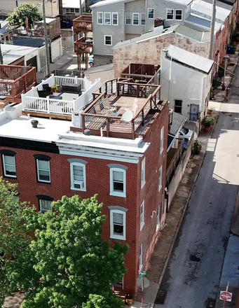 Ariel View - Gough Street Townhome