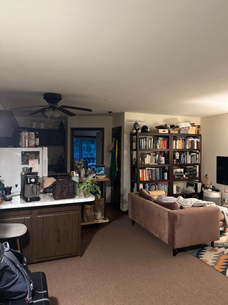 Living room/kitchen - Narragansett 1 Bedroom Apartment, close to campus/beach