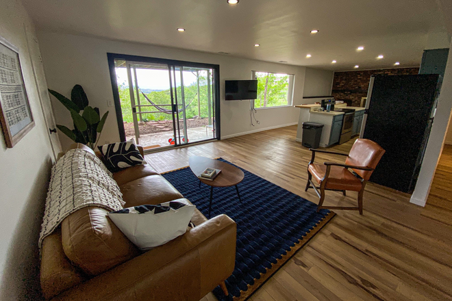 Living room - City Views Basement Apartment