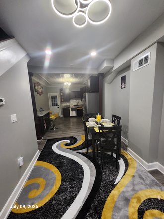Dinning and Kitchen - Furnished Rooms in a Renovated Townhome at the Heart of East Baltimore Campus. UTILITIES INCLUDED!!!