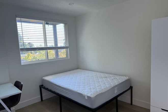 What your bedroom would be! - Fully-Furnished Modern Apartment Close to Campus