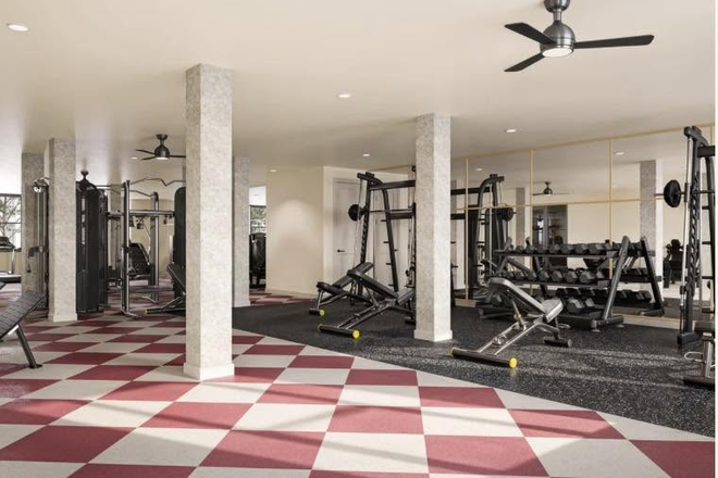 Gym in Building C - Ivory University House