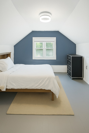 Bedroom - Furnished Private Room on Ridge & Simpson, Sept-Dec | Util. Inc, Cleaning 2x/week, Parking, AC, W/D