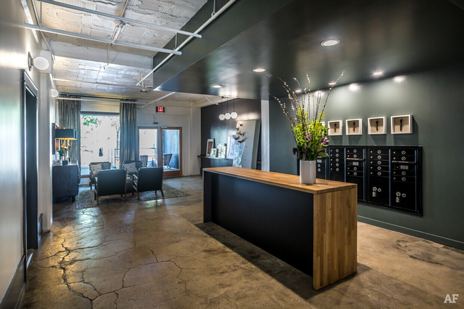 National Rose Co. Lobby - National Rose Co. - Boutique Apartments Downtown