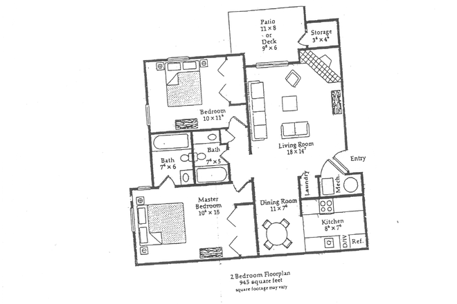 floor plan - Condo Near Campus