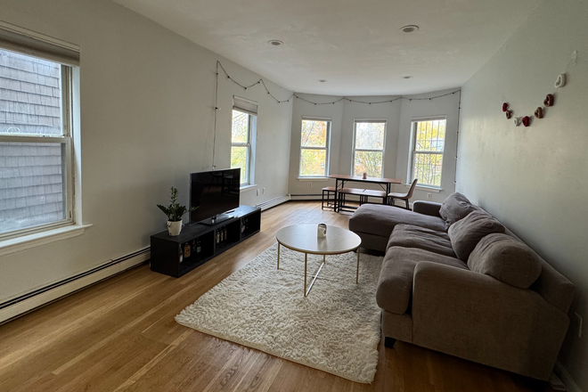 Living Room - Large Private Bedroom in 3-Bed Apartment - Steps from the Birgham Circle Stop!