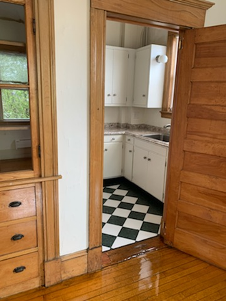tile kitchen - Avail 7/1/27 3 bedroom featuring large rooms, separate living room and kitchen gleaming hdwd flr Apartments