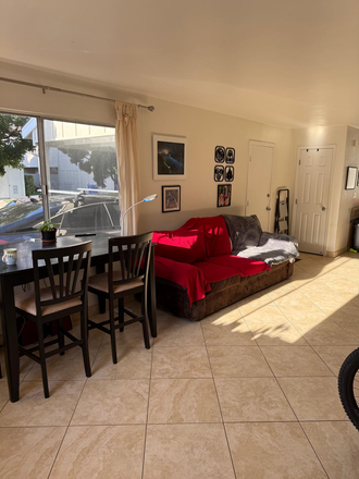 Couches and tables in our living room - UTC 4 Bed Townhouse