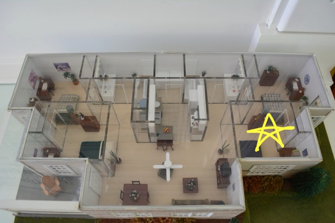 Layout w/ Highlighted Room - University Highlands, University owned off-campus apartments FEMALE ONLY