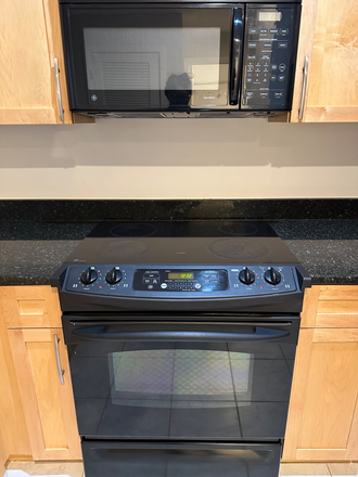 Stove - Sleek & Spacious Junior 1 Bedroom Atop of Tenleytown Target & Metro Condo