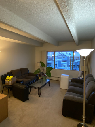 living room - Close to buses towards campus, and to the airport, quiet area