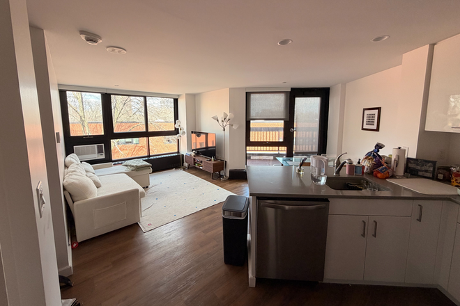 Living room and kitchen - 2B/1B Soldiers Field Park Apartment on HBS Campus