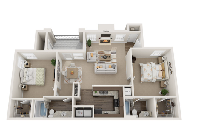 Layout - Crowne Oaks Apartment Available