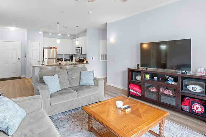 Living Area - 3 Bedroom Unit 1304 - in Midtown Village (Available Spring 2026 Semester 5-month lease) Condo