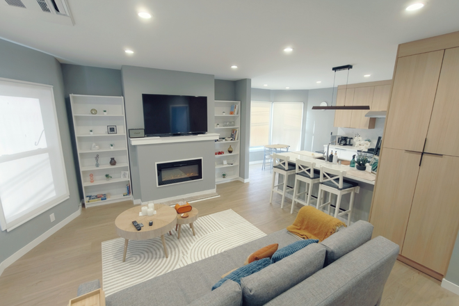 Living Room - Move-In Ready, Modern, Fully Renovated & Furnished Apartment