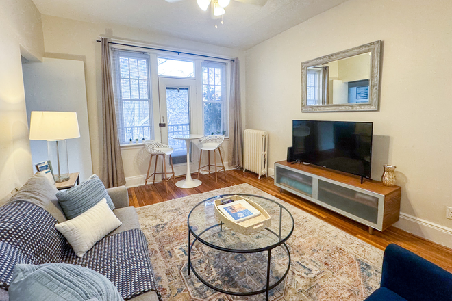 Living Area - MT2912 Fully Furnished, Renovated 2-Bed w/ Private Balcony Apartments