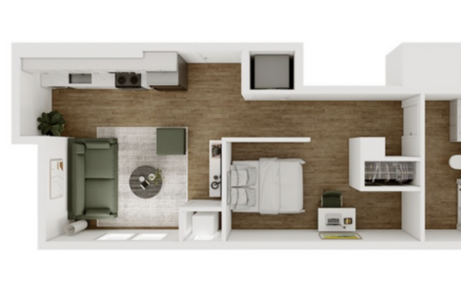 unit layout - Ari on Fourth