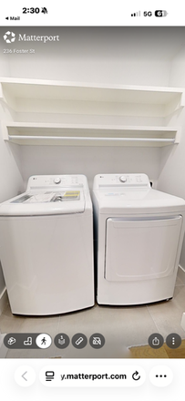 in unit washer and dryer - AVAILABLE TO SUBLET SPRING 2027 NEWLY RENOVATED ON FOSTER STREET Duplex
