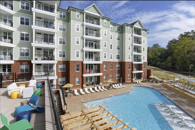 Outside view of the building - Lark Chapel Hill 2 Beds 2 Baths Apartment