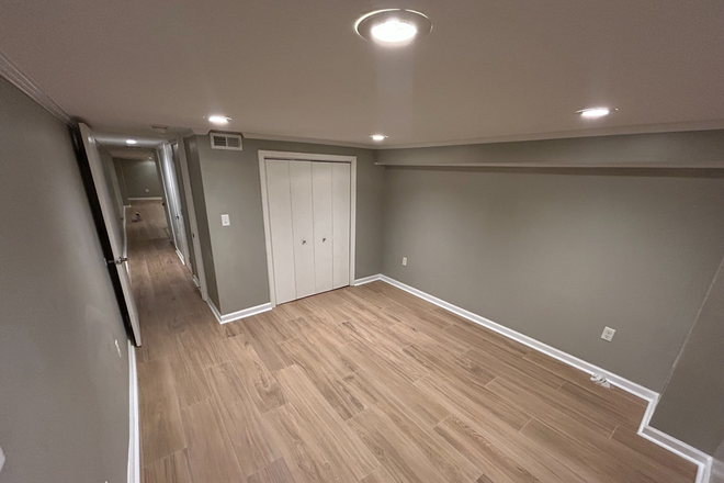 Bedroom angle #1 - Modern one-bedroom Charles Village apartment