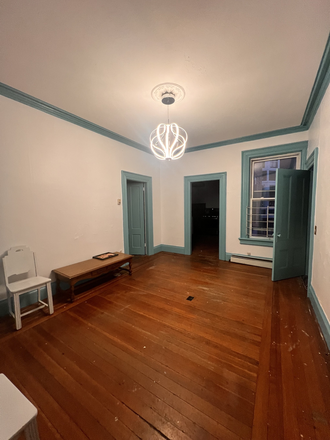 living Room being repainted - 4 bedroom apartment available at 115 Hope! 6 minute walk to campus. Close to Thayer