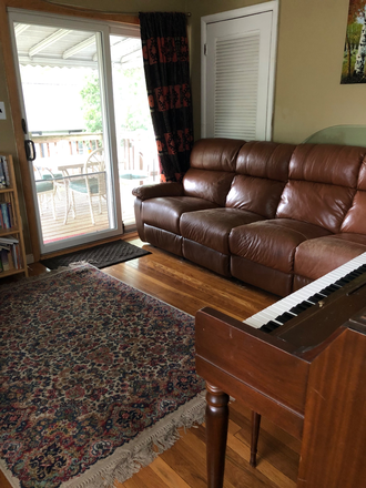 Living room - Furnished corner room-Race St-Princeton House