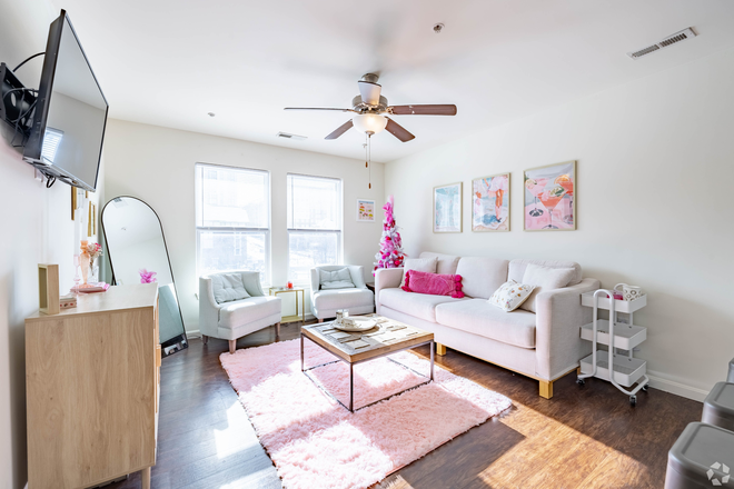 Living Room - 2 Bedroom 2 Bathroom Apartment