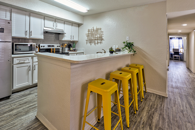 Kitchen - Mercury 3100 private bathroom and bedroom Apartments