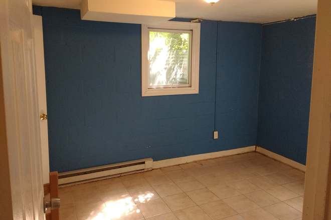 Room view from the entry door - Bedroom in a shared house.  Off street parking.  Full kitchen, laundry.