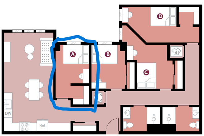 floorplan - Hub Lease Takeover Apartments
