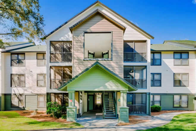 outside of apartment - forrest lake apartments