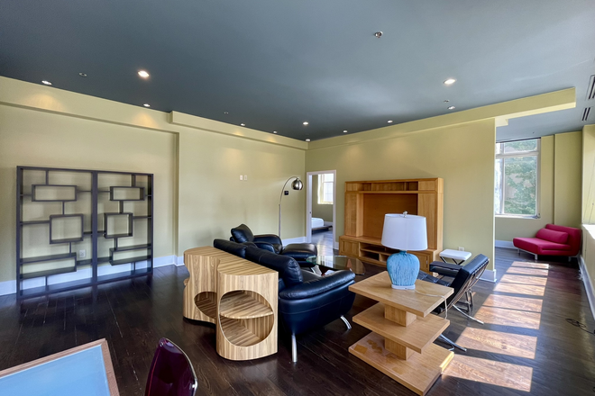 Living Room - One West Fifth Street Condos near Innovation Quarter