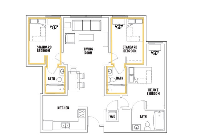 Standard Bedroom - 8 1/2 Canal Street