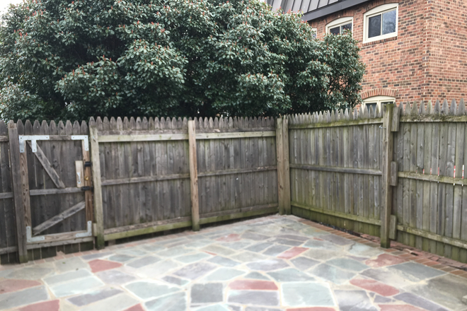 rear patio - 1225 33rd Street, NW - Apt 1 Washington DC 20007