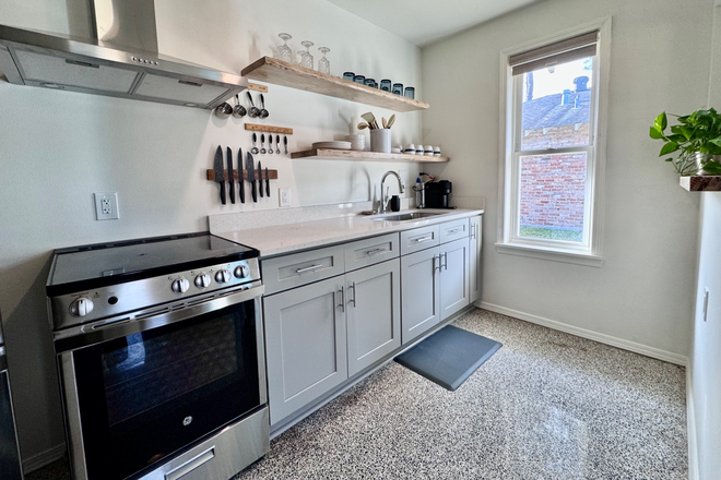 Kitchen - Furnished and Well Appointed; The Pines at Pershing Place, Quiet, Safe, and Comfortable. Duplex