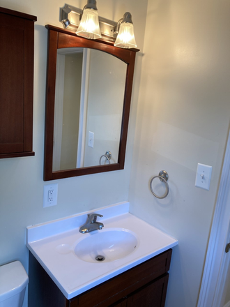 Bathroom vanity - Nassau arms apartments