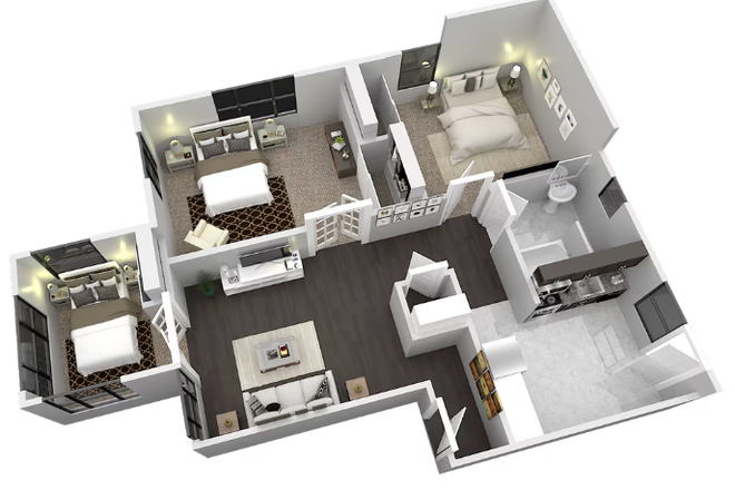 floorplan - 6275 Enright Ave