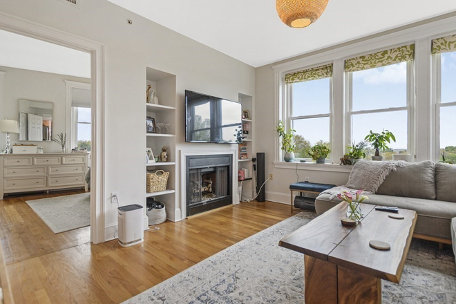 Living room - Luxury 2 bedroom condo steps to BC!! 2 bathrooms, Central A/C, fresh paint, avail August 1st!