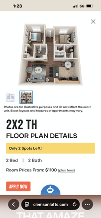 Virtual Layout - Clemson Lofts