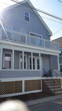 Front of House with upstairs Front Deck - Large Bi-Level Unit Close to Tufts and Highways Rental