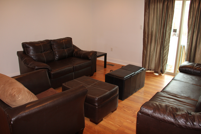 Living Room - Beautiful Fully Furnished Apartment 2 blocks to Temple, newer construction building