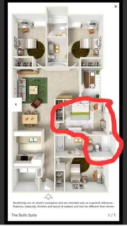 Floorplan - Reflections Apartments