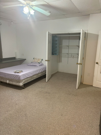 Bedroom and Closet - Master Bedroom with attached bathroom available for summer sub-lease - close to campus House