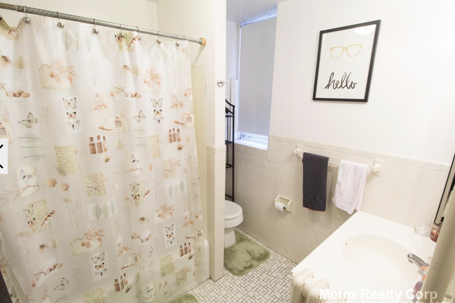 Bathroom - Room available in 2Bed 1Bath in Central Coolidge Corner, 25min commute from campus. Apartments
