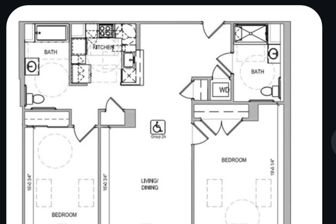 Apartment layout - Harrison Court