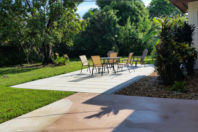 Backyard - Furnished. Walking Distance to the University of Miami!.  Utilities and Internet included. House