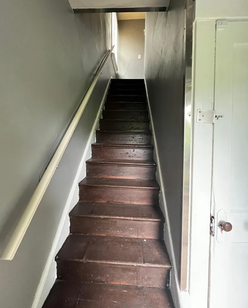 Stairs leading to Unit - 2857 Marshall Avenue Unit #2, Second Floor, Plenty of Street Parking, Close to Campus Duplex