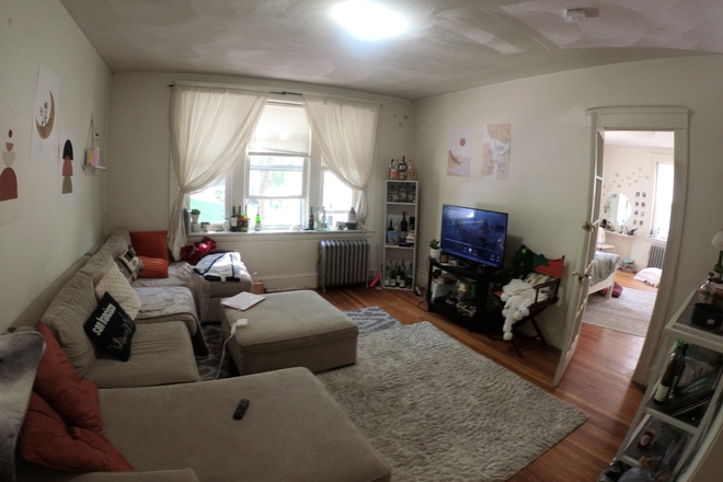 living room - Brookline 4 bed/2 bath available now - landlord pays the fee! Apartments