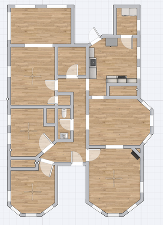 Floorplan - Newly Renovated 3 Bedroom 1.5 Bath Available Now!!