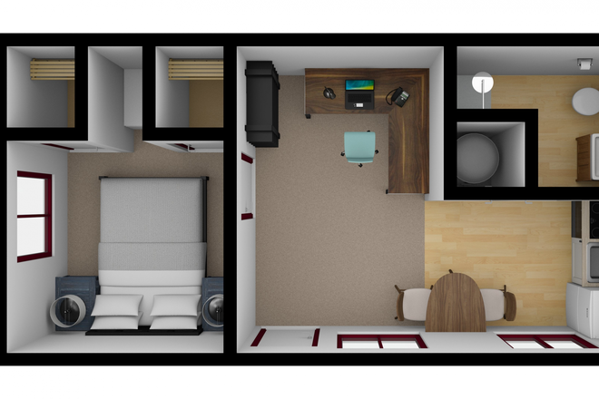 Floorplan - 1302 Columbia Apartments